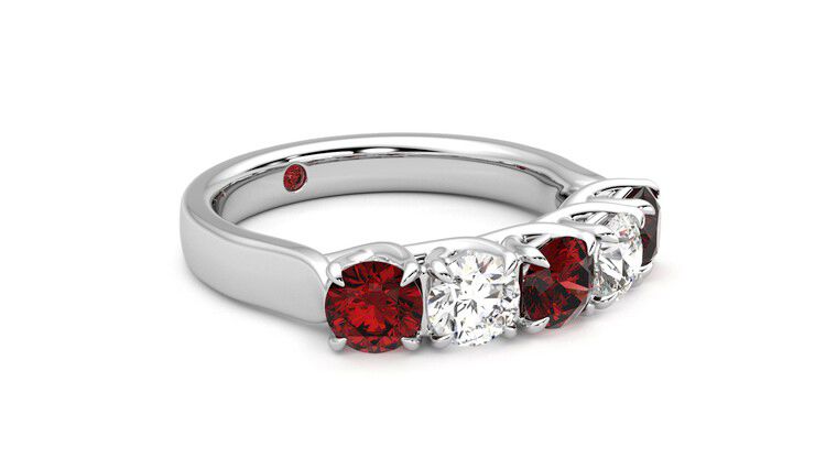 Taylor & Hart Lumina Wedding Ring 360 degree image 6