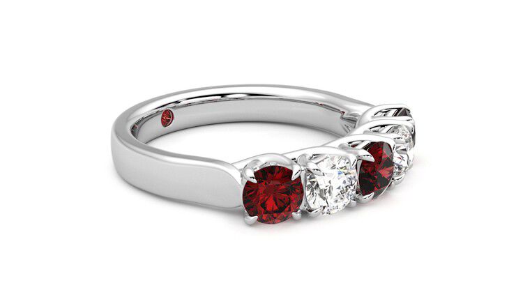 Taylor & Hart Lumina Wedding Ring 360 degree image 7