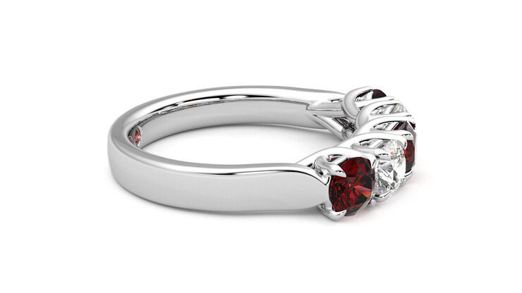 Taylor & Hart Lumina Wedding Ring 360 degree image 9