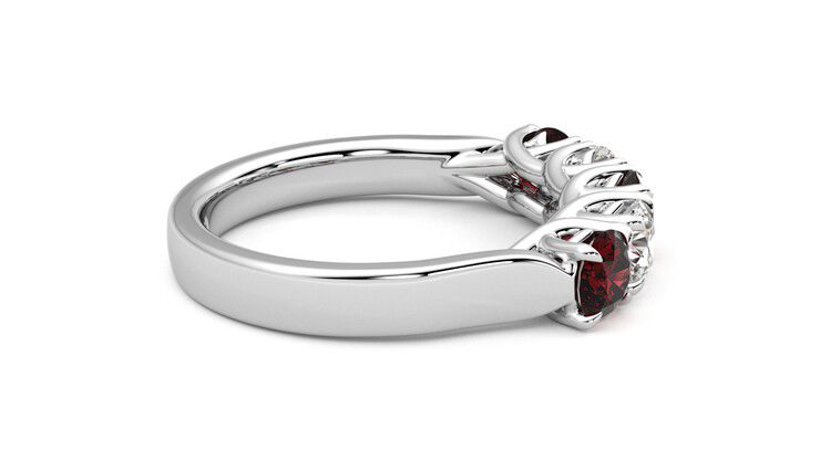 Taylor & Hart Lumina Wedding Ring 360 degree image 10