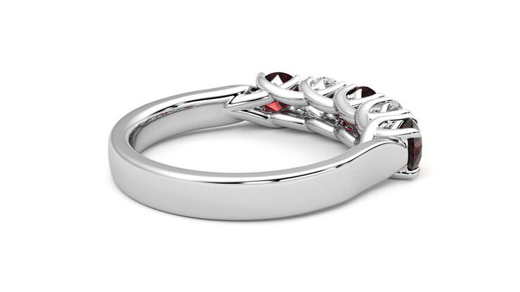 Taylor & Hart Lumina Wedding Ring 360 degree image 12