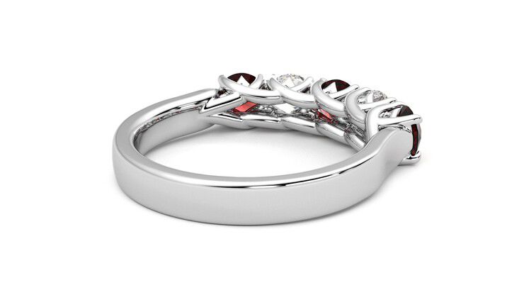 Taylor & Hart Lumina Wedding Ring 360 degree image 13