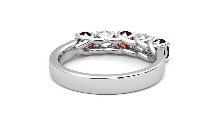 Taylor & Hart Lumina Wedding Ring 360 degree image 14