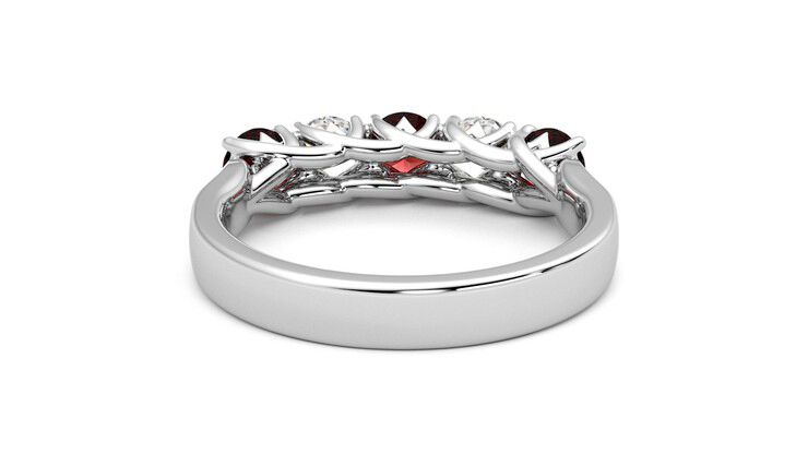 Taylor & Hart Lumina Wedding Ring 360 degree image 15