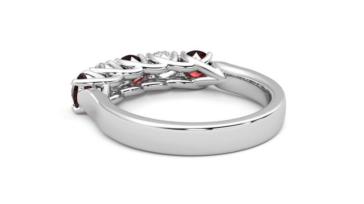 Taylor & Hart Lumina Wedding Ring 360 degree image 17