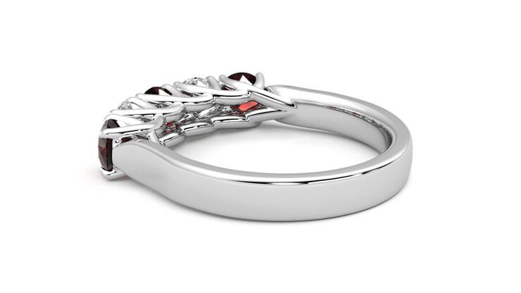 Taylor & Hart Lumina Wedding Ring 360 degree image 18