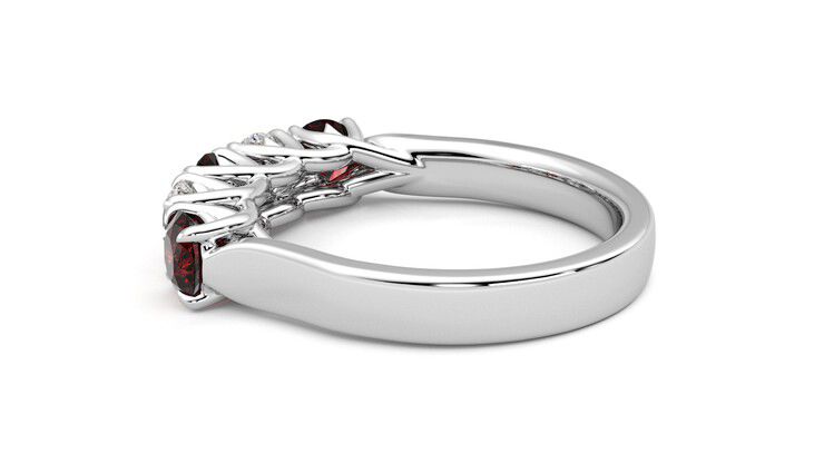 Taylor & Hart Lumina Wedding Ring 360 degree image 19