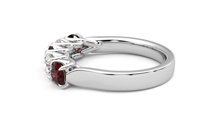 Taylor & Hart Lumina Wedding Ring 360 degree image 20
