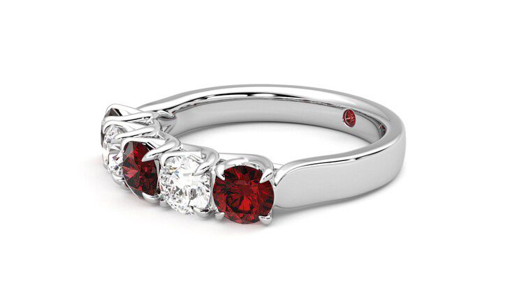 Taylor & Hart Lumina Wedding Ring 360 degree image 23