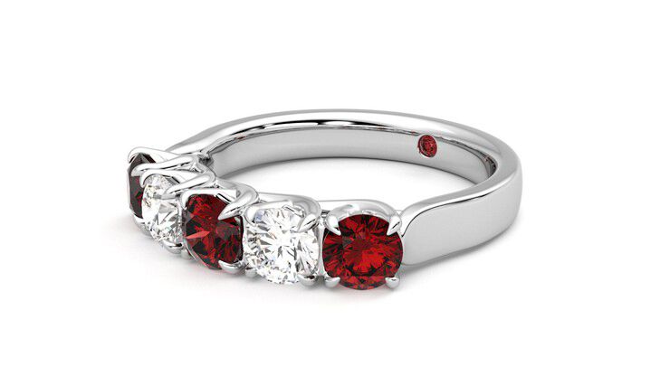 Taylor & Hart Lumina Wedding Ring 360 degree image 24