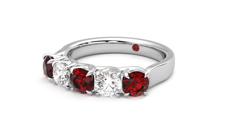 Taylor & Hart Lumina Wedding Ring 360 degree image 25