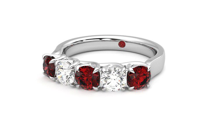 Taylor & Hart Lumina Wedding Ring 360 degree image 26