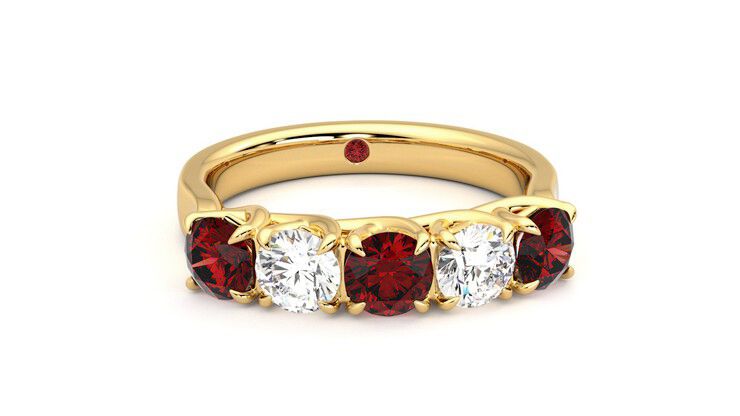 Taylor & Hart Lumina Wedding Ring 360 degree image 2