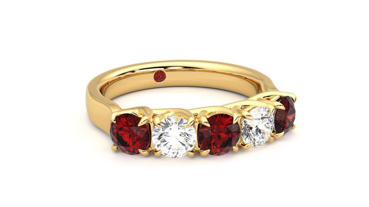 Taylor & Hart Lumina Wedding Ring 360 degree image 4