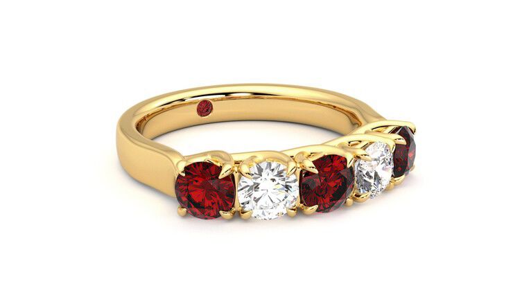 Taylor & Hart Lumina Wedding Ring 360 degree image 5