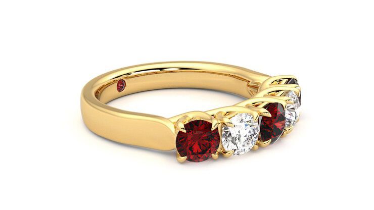 Taylor & Hart Lumina Wedding Ring 360 degree image 7