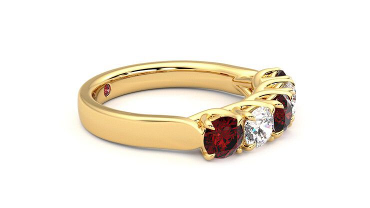 Taylor & Hart Lumina Wedding Ring 360 degree image 8