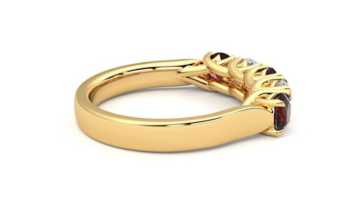 Taylor & Hart Lumina Wedding Ring 360 degree image 11