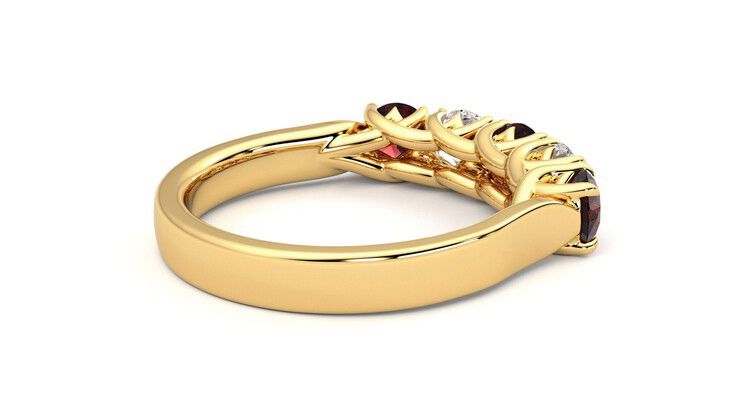 Taylor & Hart Lumina Wedding Ring 360 degree image 12