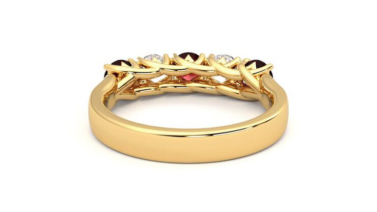 Taylor & Hart Lumina Wedding Ring 360 degree image 15