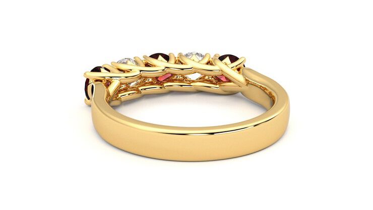 Taylor & Hart Lumina Wedding Ring 360 degree image 16