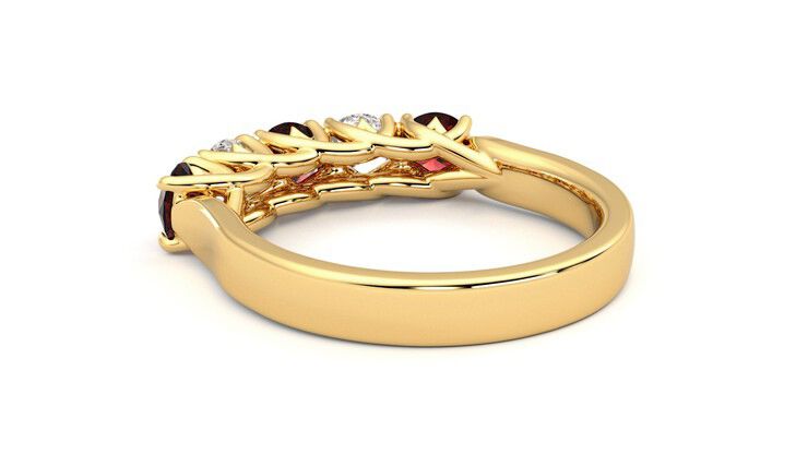 Taylor & Hart Lumina Wedding Ring 360 degree image 17