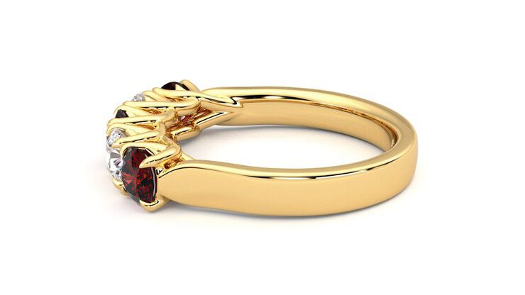 Taylor & Hart Lumina Wedding Ring 360 degree image 20