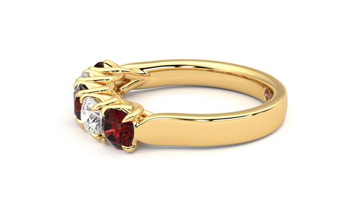 Taylor & Hart Lumina Wedding Ring 360 degree image 21