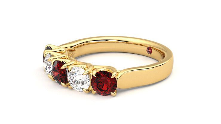 Taylor & Hart Lumina Wedding Ring 360 degree image 23