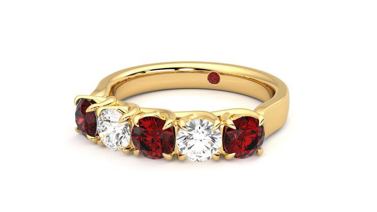 Taylor & Hart Lumina Wedding Ring 360 degree image 26