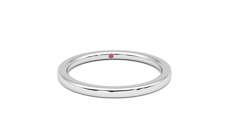 Taylor & Hart Magnolia Wedding Ring 360 degree image 2
