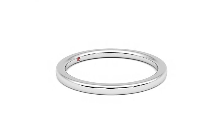 Taylor & Hart Magnolia Wedding Ring 360 degree image 7
