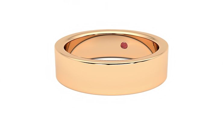 Taylor & Hart Mahogany Wedding Ring 360 degree image 25