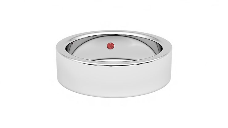 Taylor & Hart Mahogany Wedding Ring 360 degree image 1