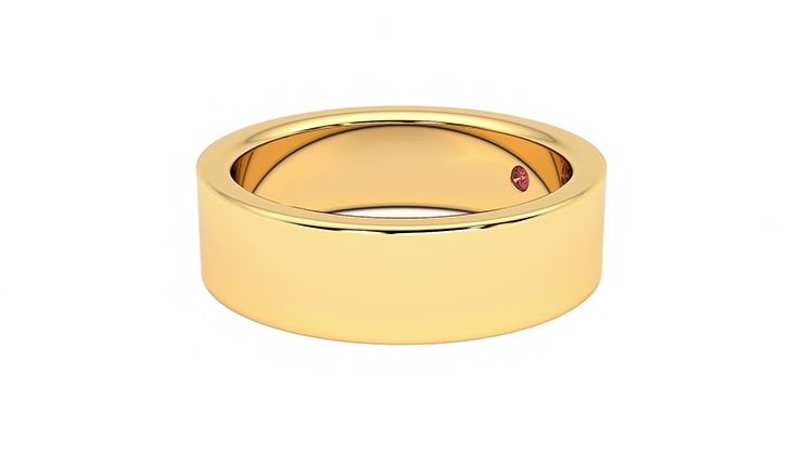 Taylor & Hart Mahogany Wedding Ring 360 degree image 22