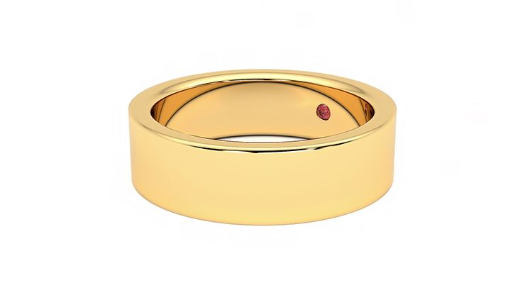 Taylor & Hart Mahogany Wedding Ring 360 degree image 23