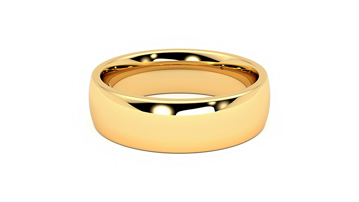 Taylor & Hart Maple Wedding Ring 360 degree image 9
