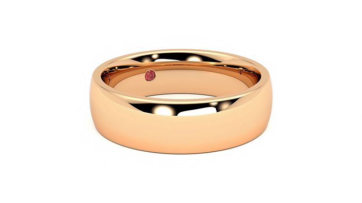 Taylor & Hart Maple Wedding Ring 360 degree image 5