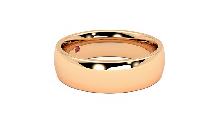 Taylor & Hart Maple Wedding Ring 360 degree image 7