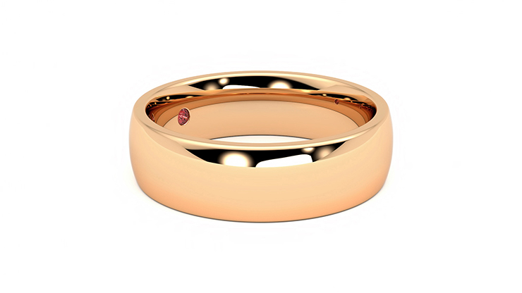 Taylor & Hart Maple Wedding Ring 360 degree image 7
