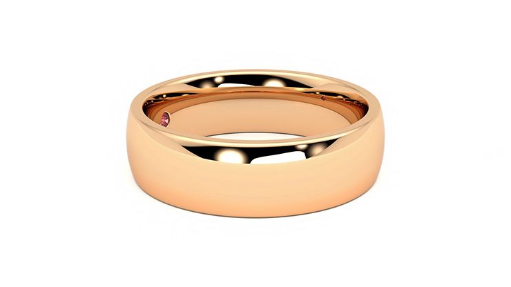 Taylor & Hart Maple Wedding Ring 360 degree image 8