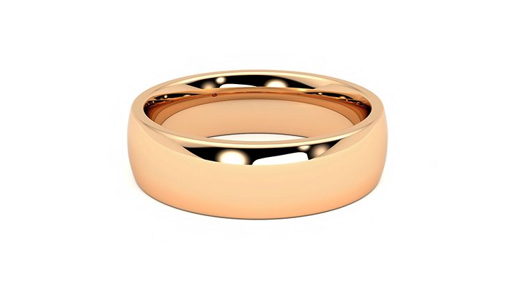 Taylor & Hart Maple Wedding Ring 360 degree image 19