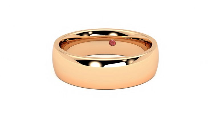 Taylor & Hart Maple Wedding Ring 360 degree image 27