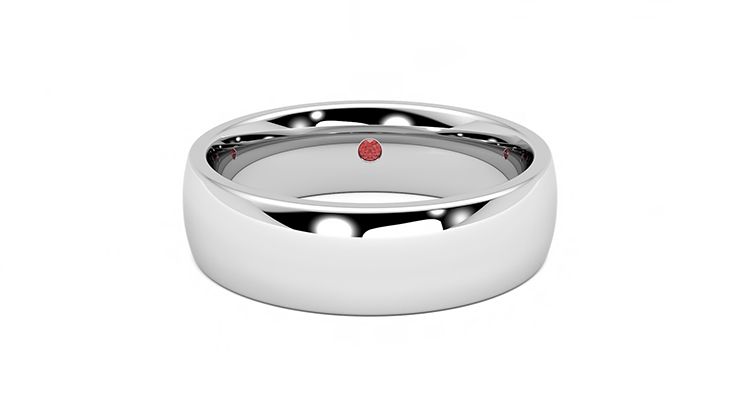Taylor & Hart Maple Wedding Ring 360 degree image 0