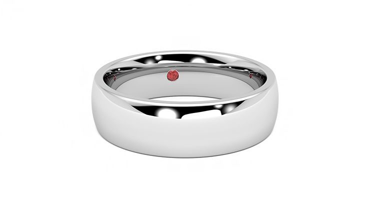 Taylor & Hart Maple Wedding Ring 360 degree image 3