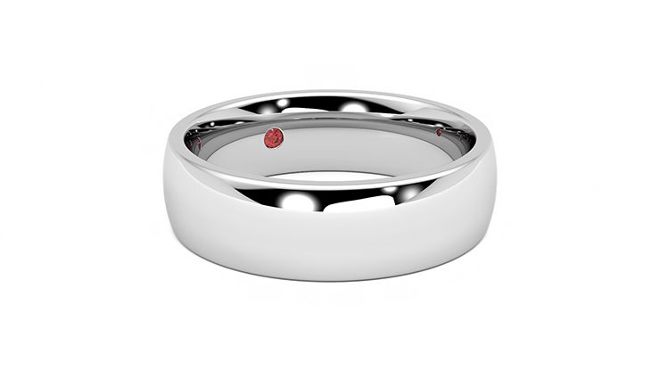 Taylor & Hart Maple Wedding Ring 360 degree image 5