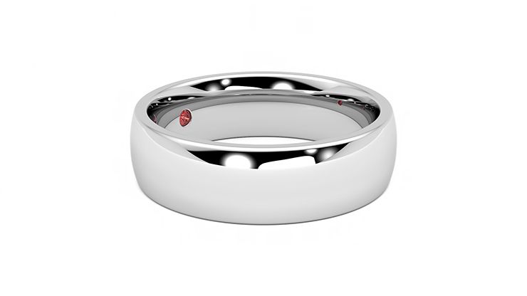 Taylor & Hart Maple Wedding Ring 360 degree image 7