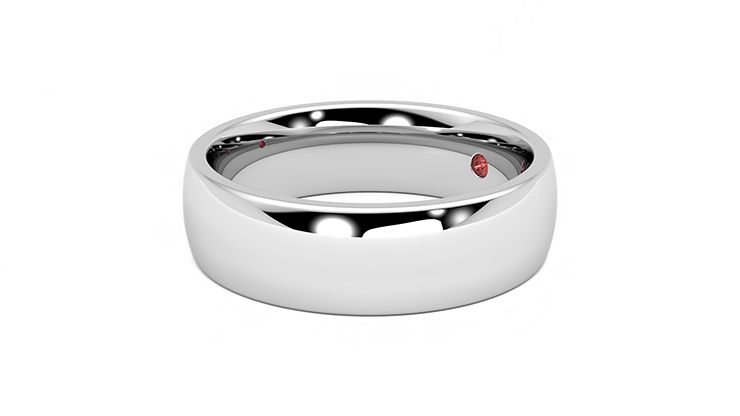 Taylor & Hart Maple Wedding Ring 360 degree image 23