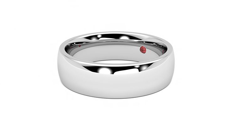 Taylor & Hart Maple Wedding Ring 360 degree image 24