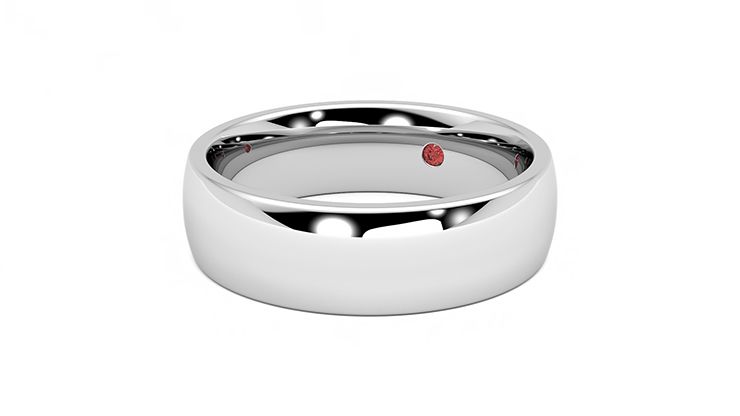 Taylor & Hart Maple Wedding Ring 360 degree image 25